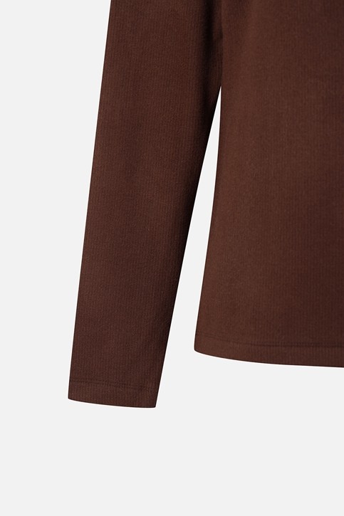 WOMEN TEXTURED LONG SLEEVE