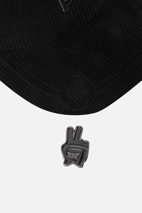 WOMEN CORDUROY BASIC CAP PKFCW850121 BLACK 상품 이미지 4