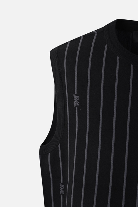 MEN STRIPE PATTERN SWEATER VEST