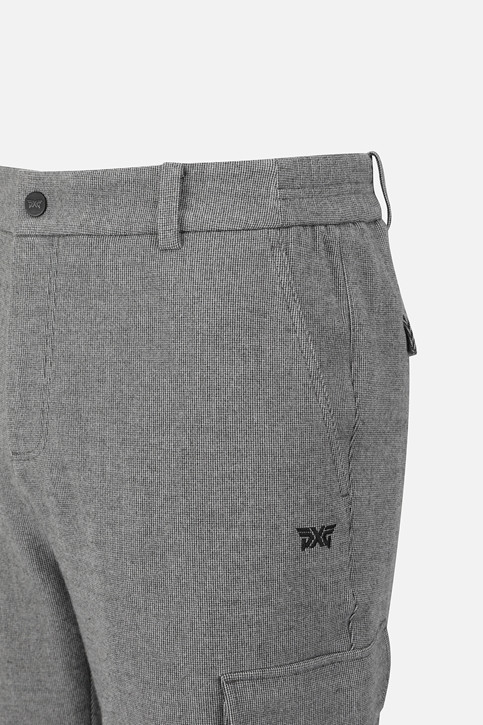 MEN TWO-TONE SEMI-TAPERED FIT PANTS PKFPM511112 M/GREY 상품 이미지 4