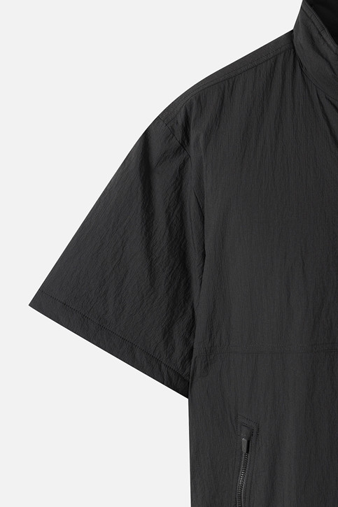 MEN PADDING SHORT-SLEEVED ANORAK JACKET PKFPM640921 BLACK 상품 이미지 4