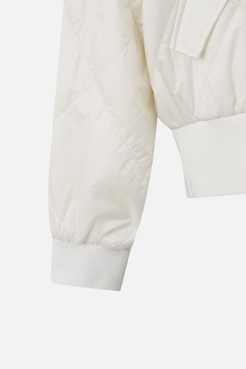 WOMEN 2 IN 1 RE-WOOL PADDED JACKET PKFPW630701 WHITE 상품 이미지 4