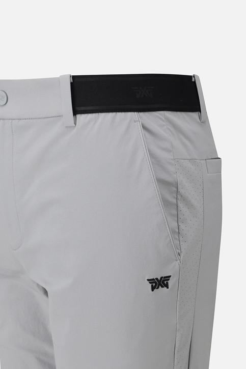 MEN PERFORATED SLIM FIT PANTS