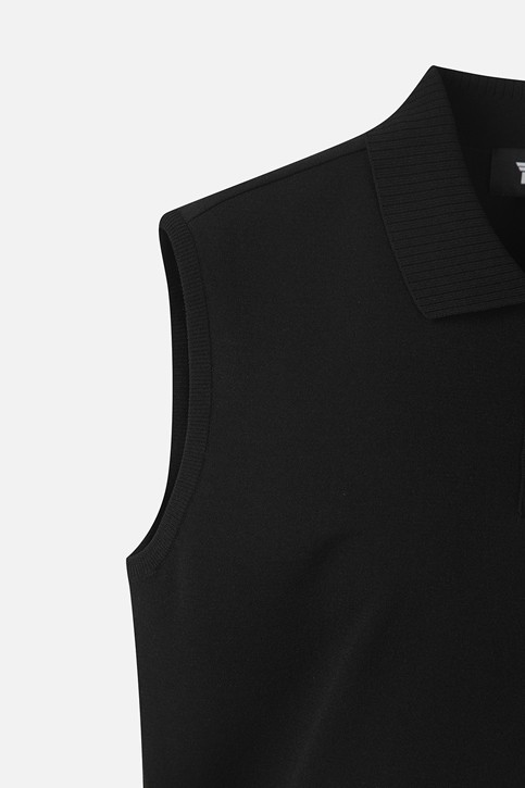 WOMEN NEW SILHOUETTE KNIT SLEEVELESS