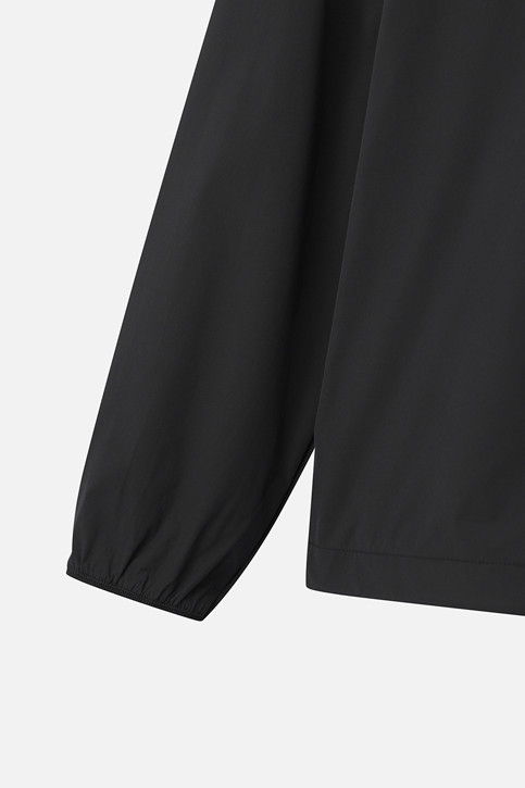 MEN WOVEN LOOSE FIT COLLAR LONG SLEEVE