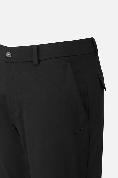 MEN SEMI-TAPERED FIT PANTS