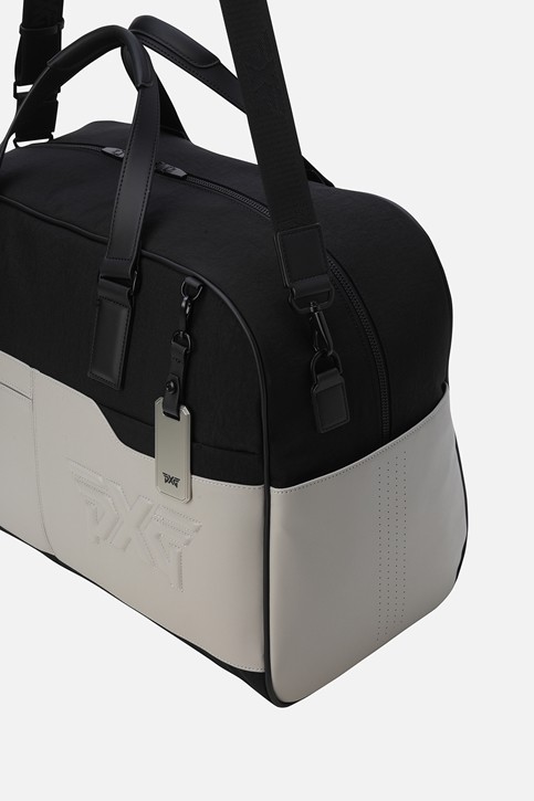 PERFORATED HYBRID BOSTON BAG