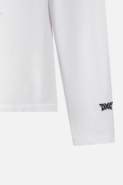 WOMEN LOGO POINT COLLARED LONG SLEEVE