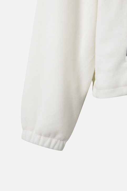 WOMEN ESSENTIAL HALF-ZIP LONG SLEEVE PKWPW111401 WHITE 상품 이미지 4