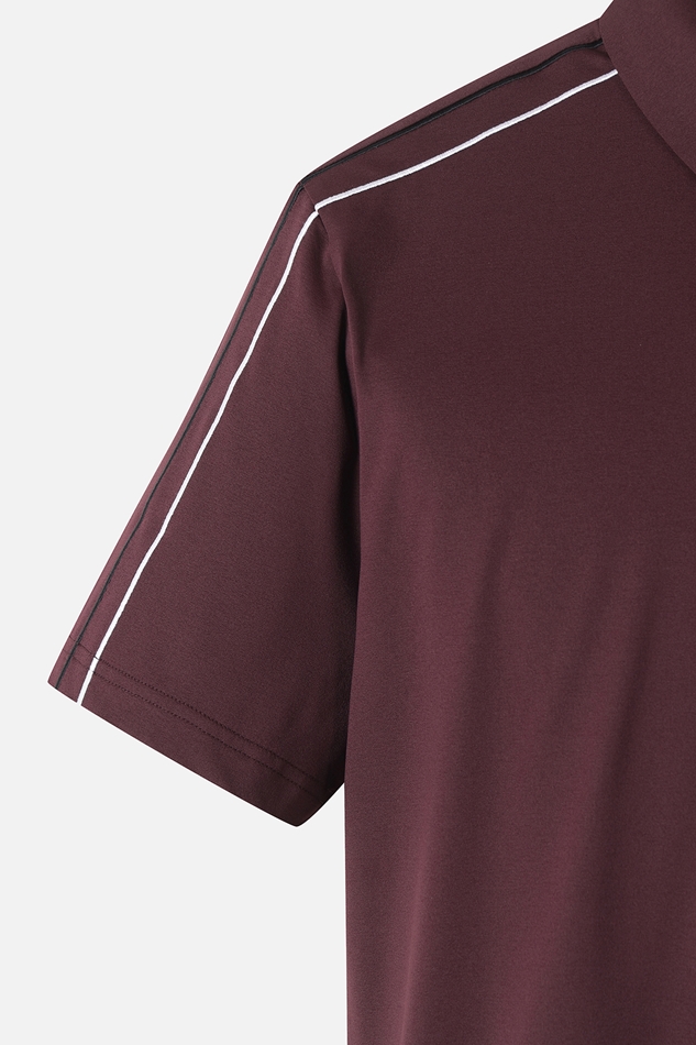 LINE POINT COLLAR SHORT-SLEEVE