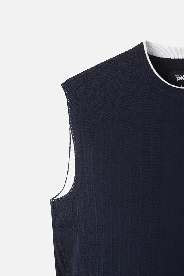 ROUND NECK SWEATER VEST