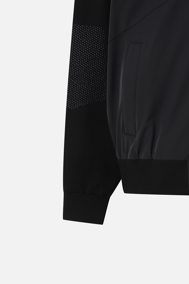 HYBRID FULL ZIP-UP SWEATER