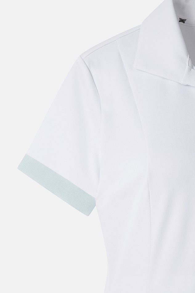WOMEN SUMMER PERFORMANCE COLLAR T-SHIRTS