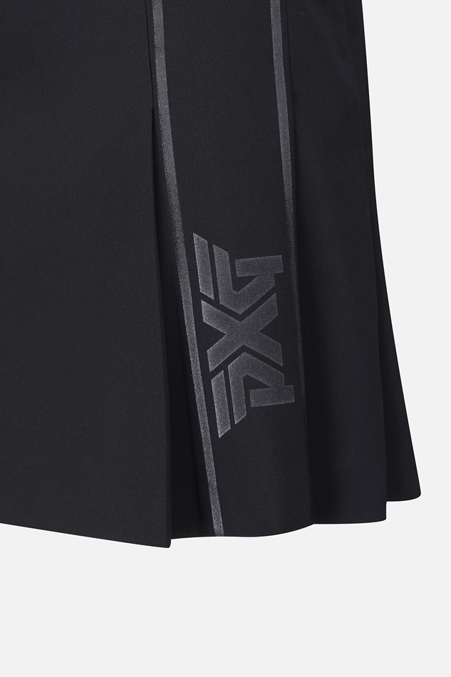 WOMEN SUMMER BIG LOGO PLEATED SKIRT