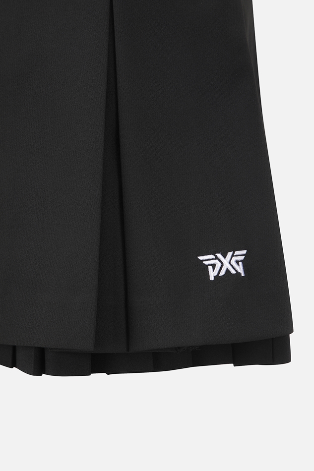 WOMENS DOUBLE LAYER PLEATED SKIRT