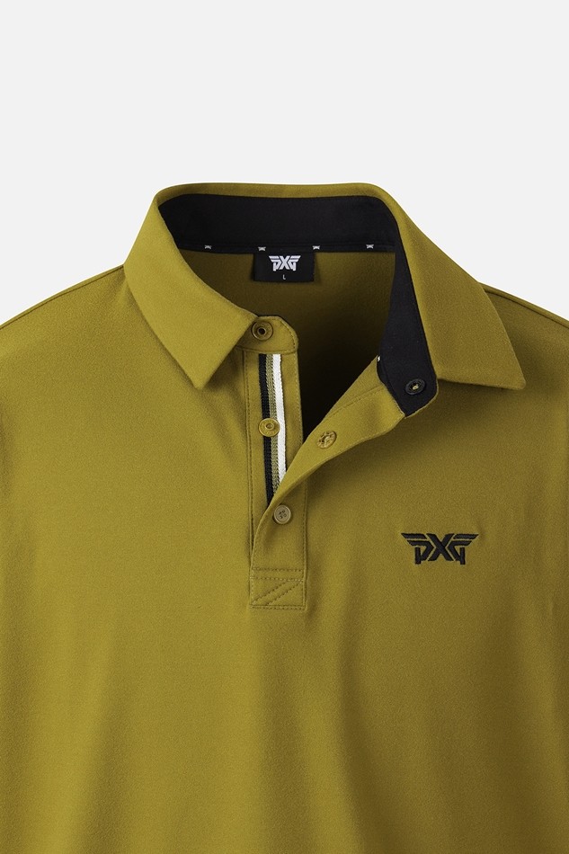 MEN ESHORT SLEEVEENTITAL BRUSHED COLLAR LONG SLEEVE