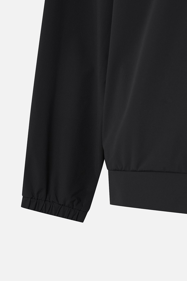 MEN WOVEN COLLAR LONG SLEEVE