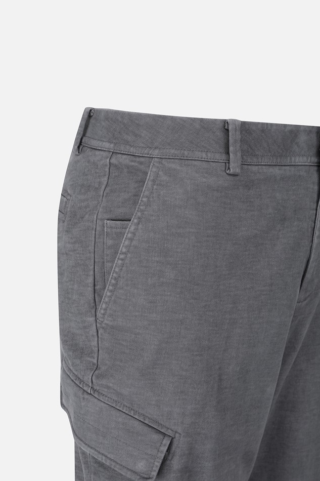 MEN DYEING SEMI-TAPERED FIT PANTS PKFPM510711 L/GREY 상품 이미지 4