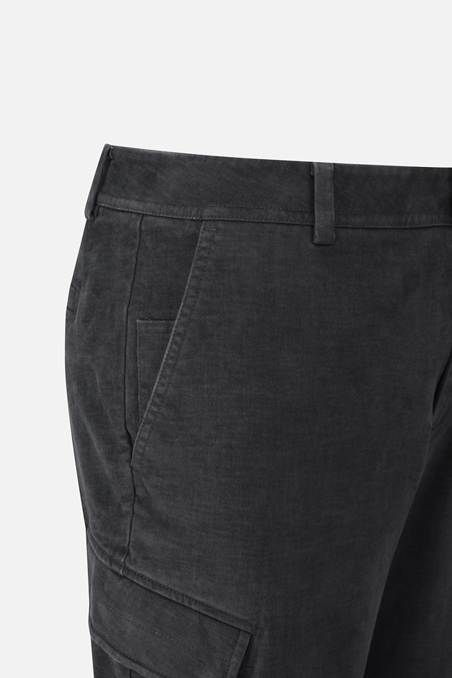 MEN DYEING SEMI-TAPERED FIT PANTS PKFPM510713 D/GREY 상품 이미지 4