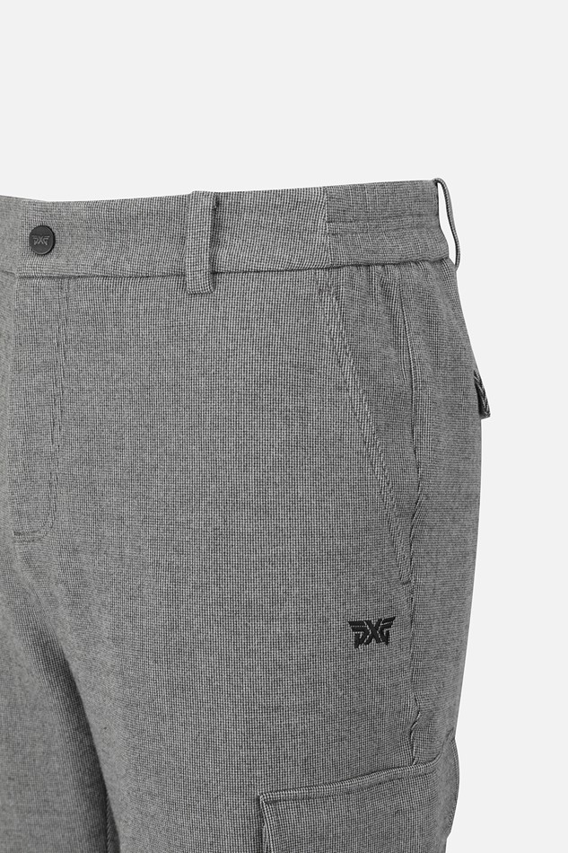 MEN TWO-TONE SEMI-TAPERED FIT PANTS PKFPM511112 M/GREY 상품 이미지 4