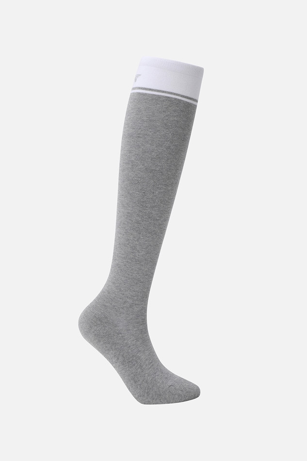 WOMEN COLOR BLOCK OVER THE KNEE SOCKS