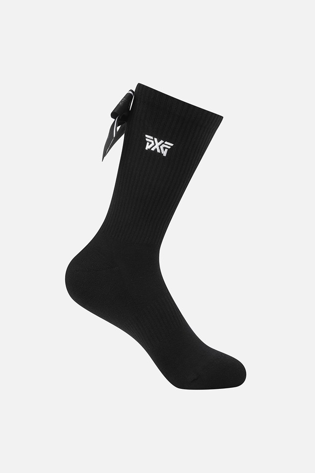 WOMEN RIBBON POINT HIGH SOCKS