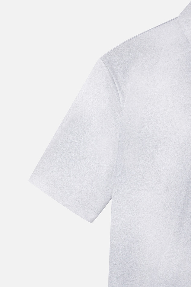 MEN GRADATION PATTERN COLLAR SHORT SLEEVE