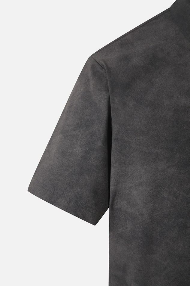 MEN PATTERN COLLAR SHORT SLEEVE