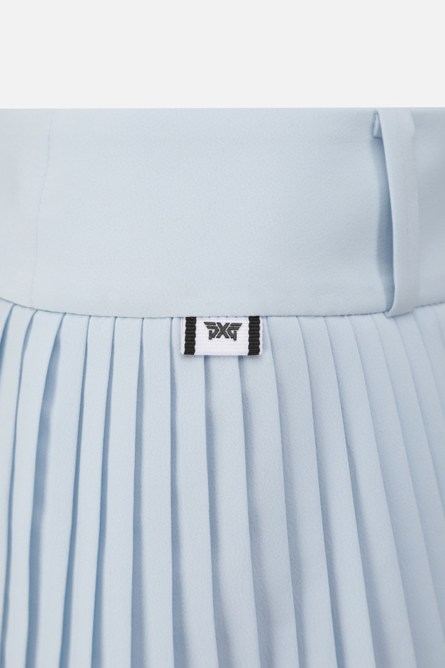 WOMEN WRAP PLEATED SKIRT