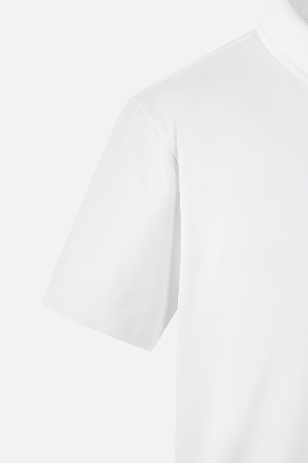 MEN COLOR POINT COLLAR SHORT SLEEVE