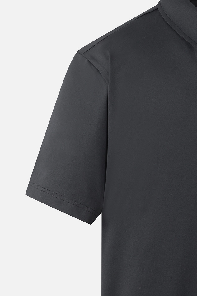 MEN COLOR POINT COLLAR SHORT SLEEVE