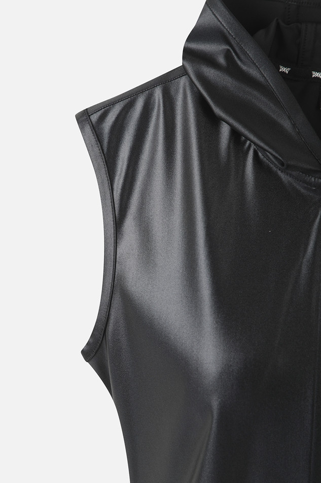 WOMEN HOOD ZIP-UP SHORT SLEEVE