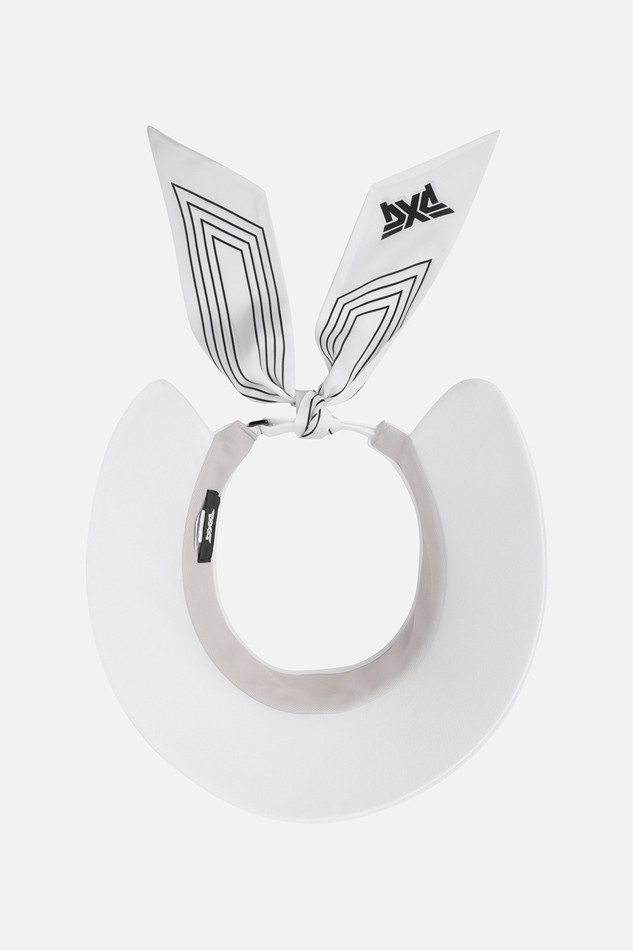 WOMEN RIBBON POINT WIDE VISOR