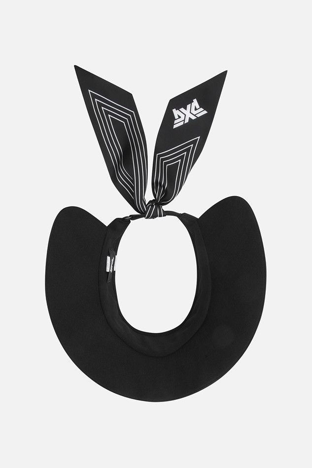 WOMEN RIBBON POINT WIDE VISOR