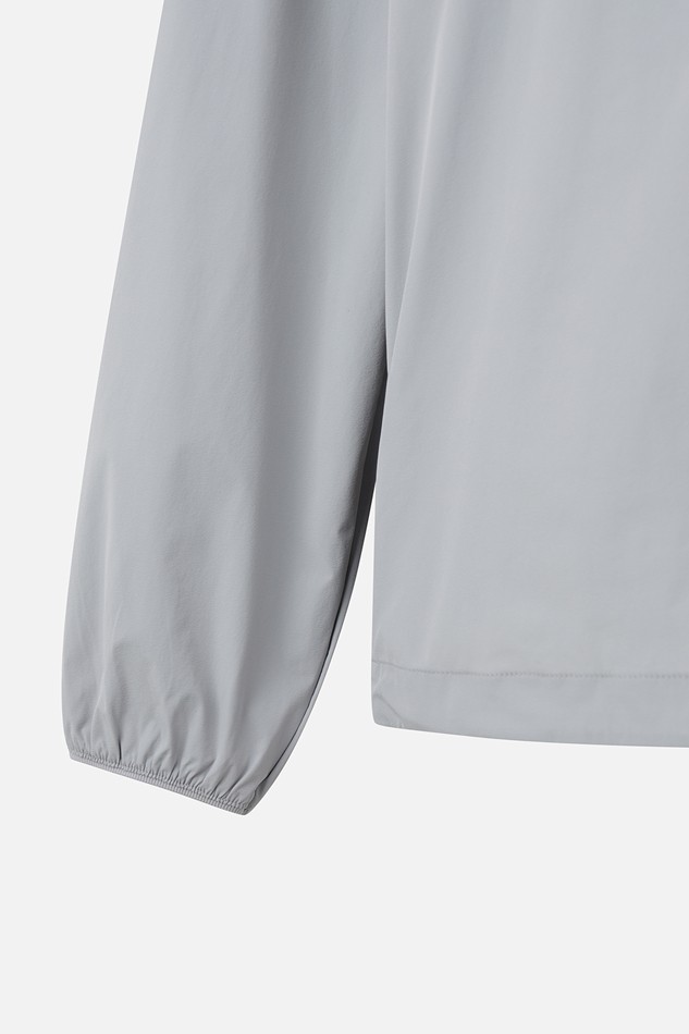 MEN WOVEN LOOSE FIT COLLAR LONG SLEEVE