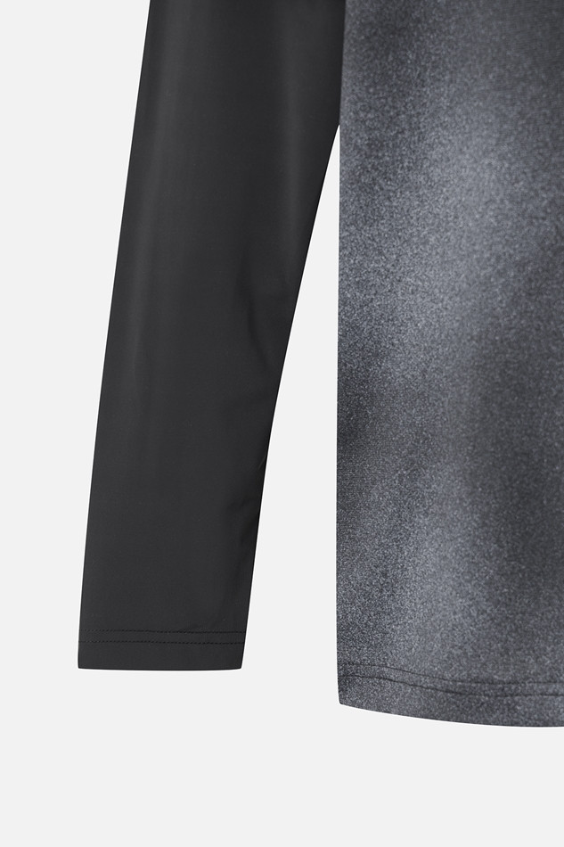 MEN COOL SLEEVE LAYERD COLLAR LONG SLEEVE