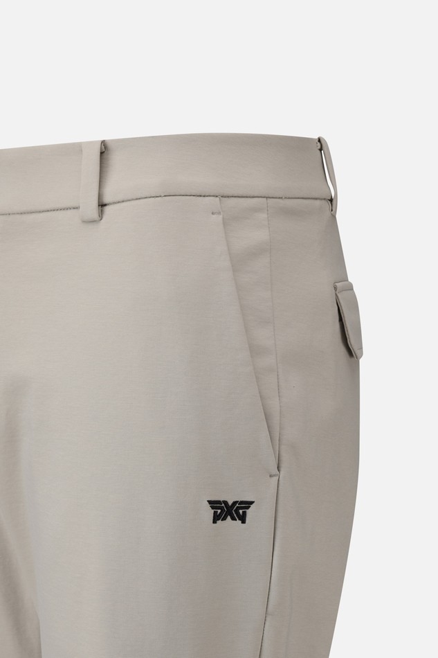 MEN SEMI-TAPERED FIT PANTS