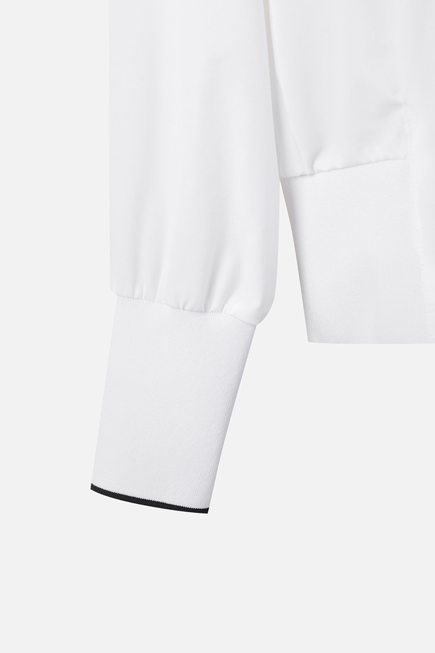 WOMEN HOURGLASS FIT COLLAR LONG SLEEVE