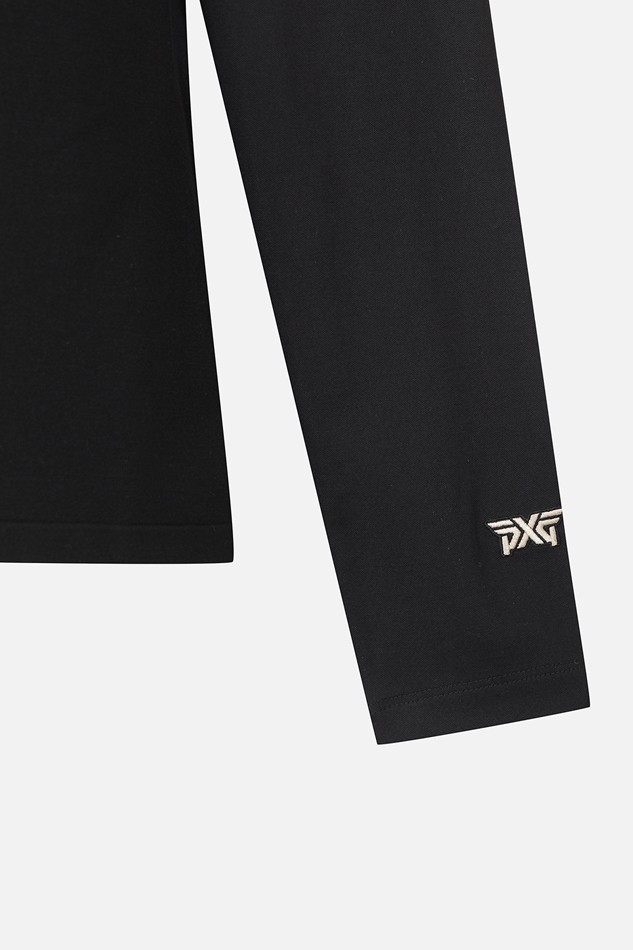 WOMEN LOGO POINT COLLARED LONG SLEEVE