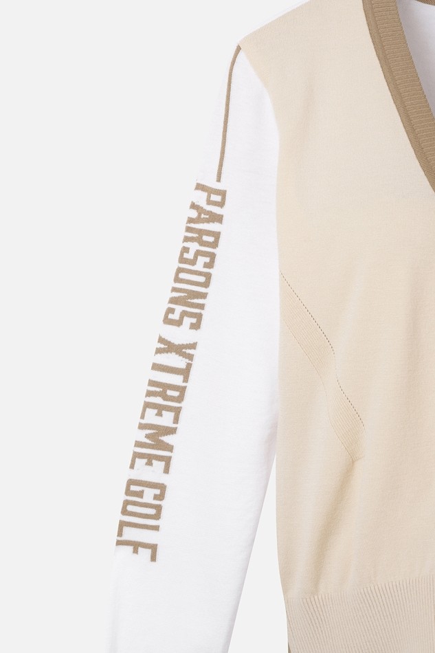 WOMEN V-NECK KNIT CARDIGAN