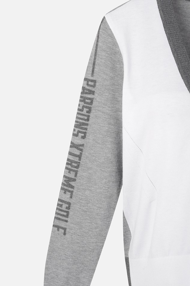 WOMEN V-NECK KNIT CARDIGAN