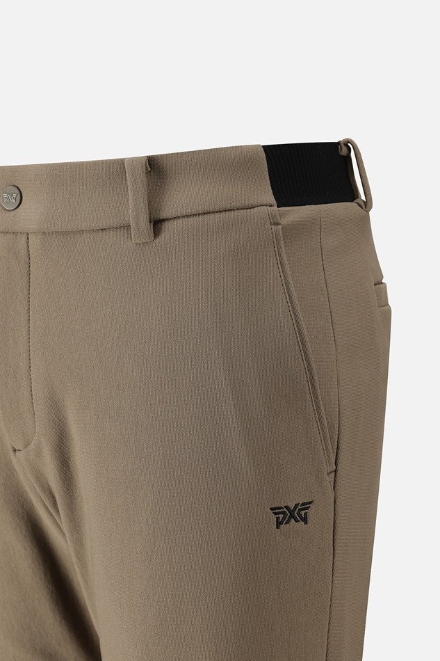 MEN BRUSHED TWO-TONE STANDARD FIT PANTS PKWPM511405 BEIGE 상품 이미지 4