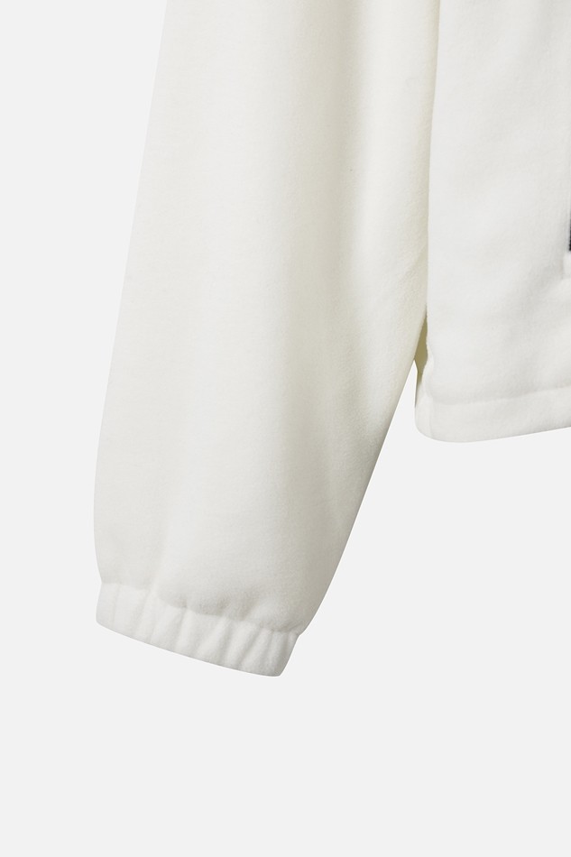 WOMEN ESSENTIAL HALF-ZIP LONG SLEEVE PKWPW111401 WHITE 상품 이미지 4
