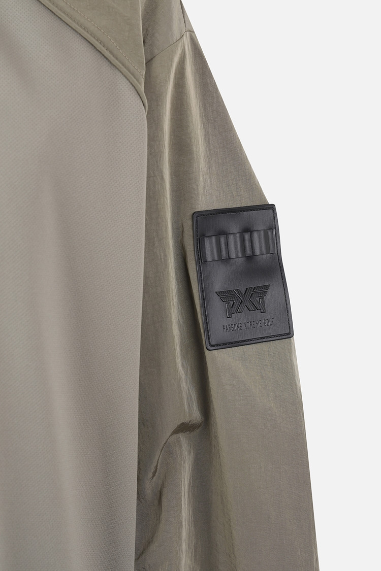MEN GENO WOVEN HYBRID ROUND LONG SLEEVE
