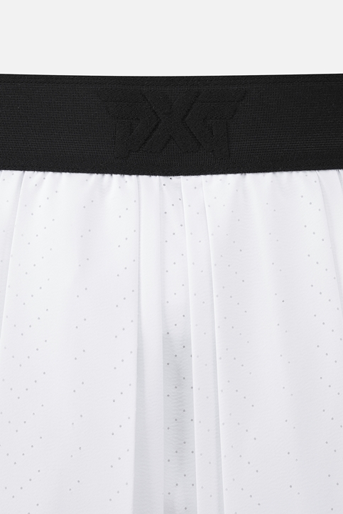 SUMMER MESH PLEATED SKIRT