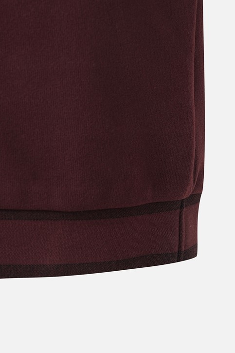 WOMEN WINTER BACK ZIP COLLAR LONG-SLEEVE