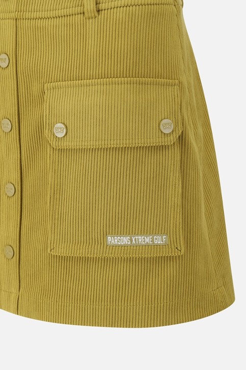 WOMEN CORDUROY SKIRT PKFCW560508 MOSS GREEN 상품 이미지 5