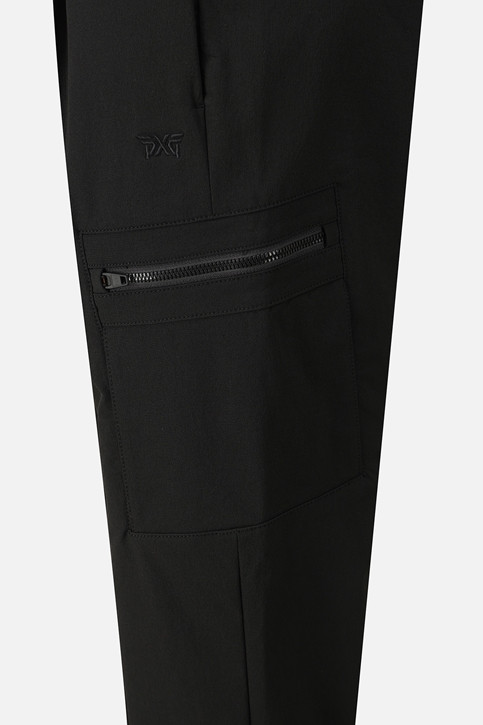MEN POCKET POINT TAPERED FIT PANTS PKFPM510821 BLACK 상품 이미지 5