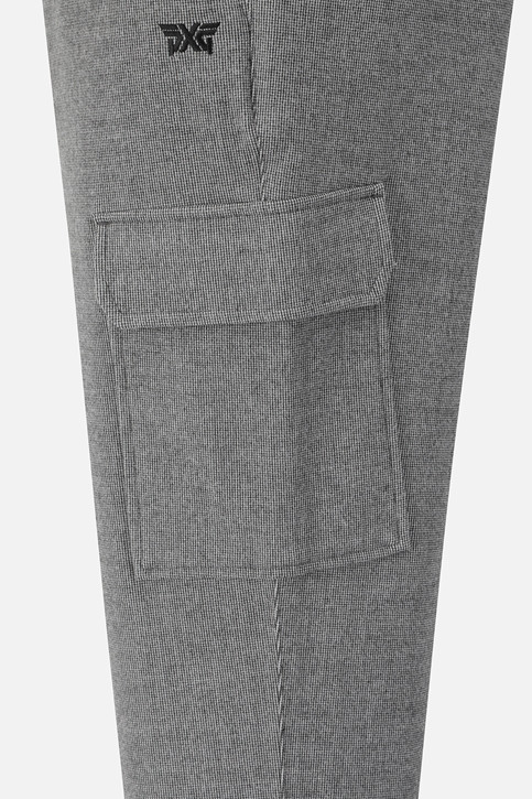 MEN TWO-TONE SEMI-TAPERED FIT PANTS PKFPM511112 M/GREY 상품 이미지 5