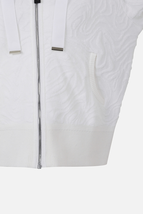 WOMEN DAMASCUS ZIP-UP CARDIGAN